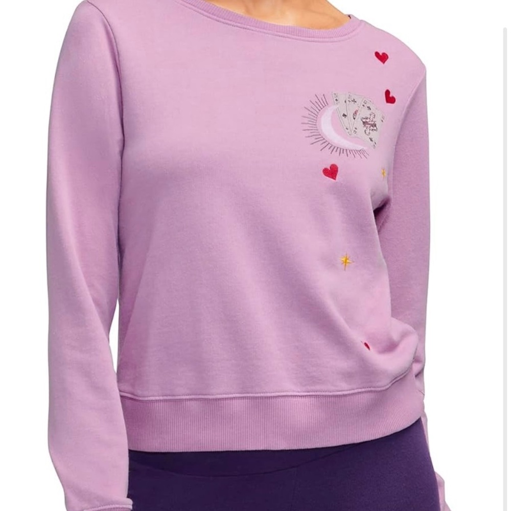 Wildfox Women's Baggy Beach Long Sleeve Pullover Sweatshirt NWT